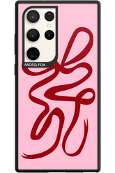 Burgundy Bow - Samsung Galaxy S23 Ultra