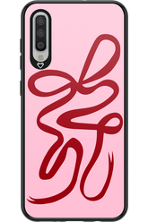 Burgundy Bow - Samsung Galaxy A70