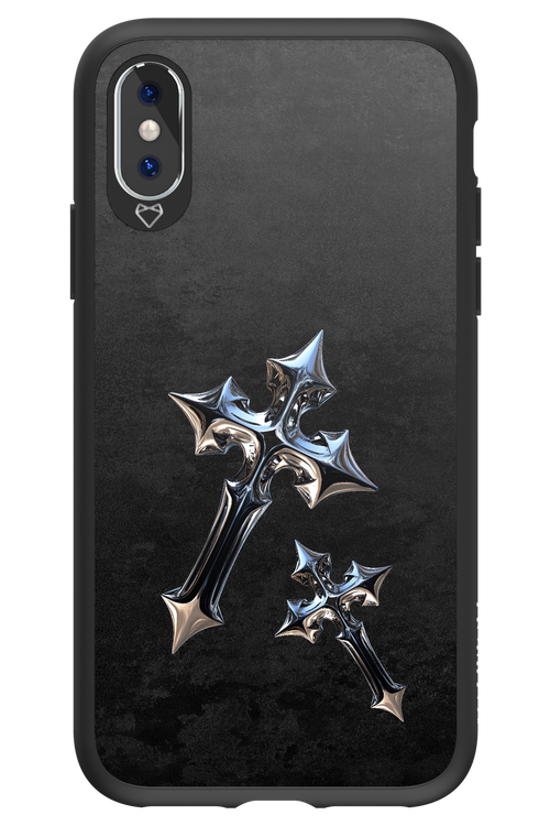 Chrome Crosses - Apple iPhone XS