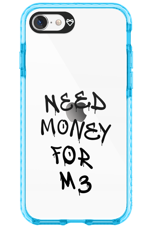 Need M3 Transparent Black - Apple iPhone SE 2022