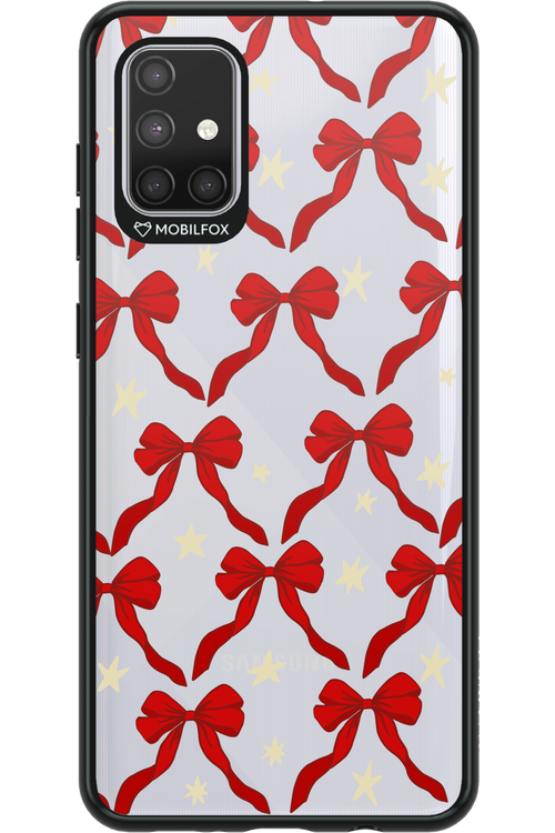 Bow & Stars (Transparent) - Samsung Galaxy A71