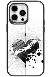 Fekete Szív - Apple iPhone 15 Pro Max