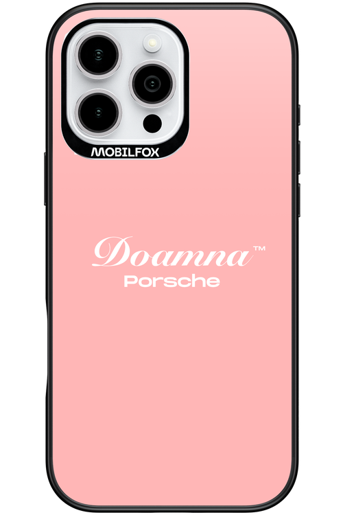 Doamna Porsche (pink) - Apple iPhone 16 Pro Max