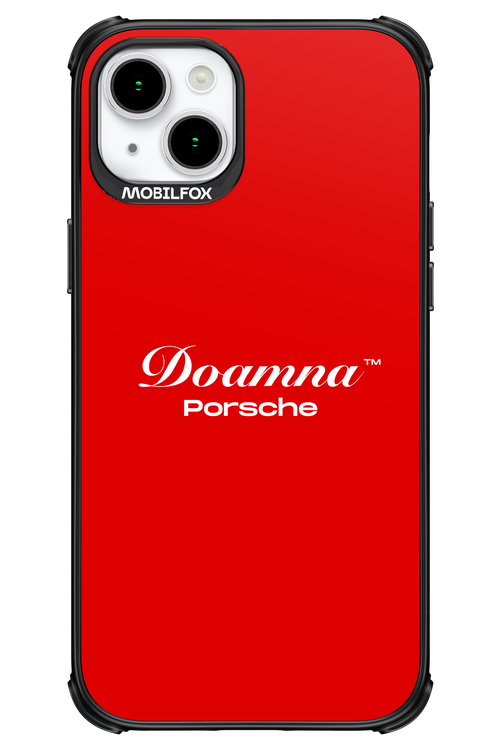Doamna Porsche (red) - Apple iPhone 15 Plus