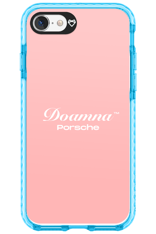 Doamna Porsche (pink) - Apple iPhone 8