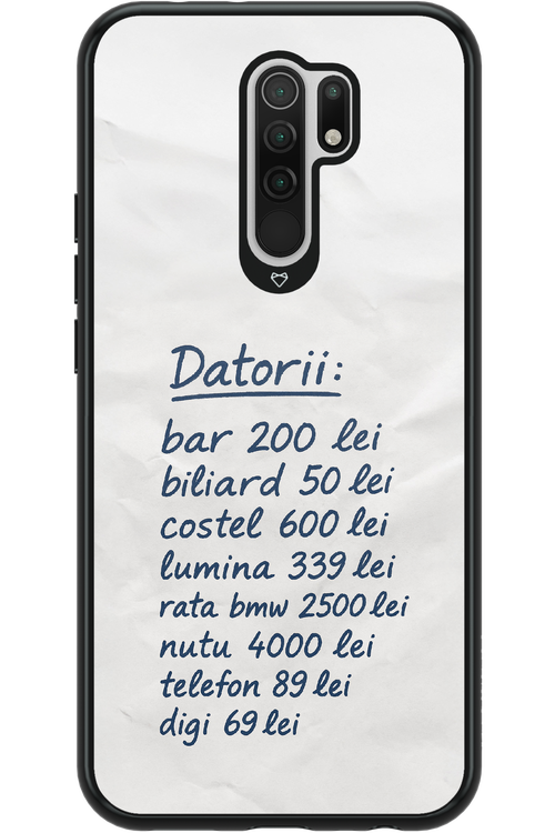 The List - Xiaomi Redmi 9