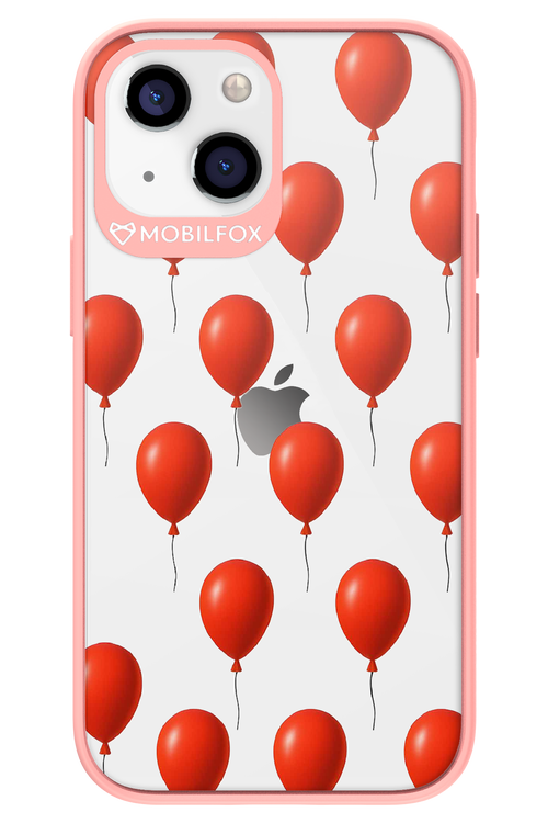 Red Balloons - Apple iPhone 13 Mini