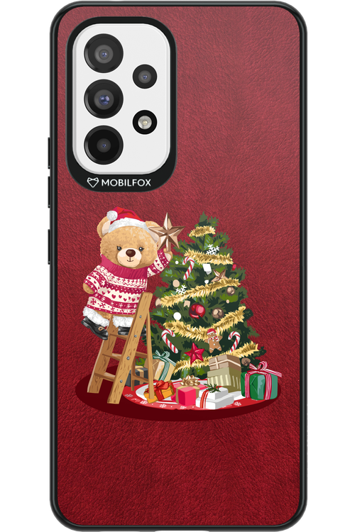 Christmas Bear (Burgundy) - Samsung Galaxy A53