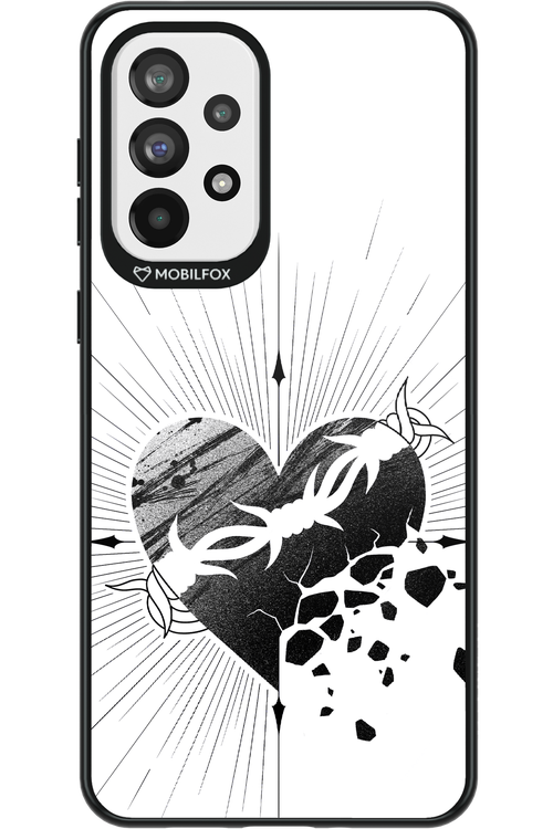 Fekete Szív - Samsung Galaxy A73