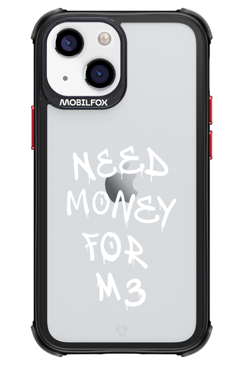 Need M3 Transparent White - Apple iPhone 13 Mini