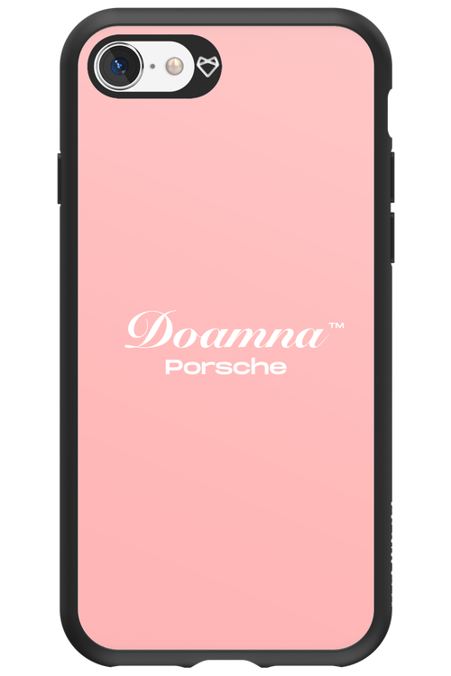 Doamna Porsche (pink) - Apple iPhone 8