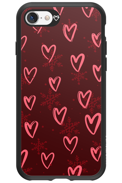Christmas Hearts - Apple iPhone SE 2022