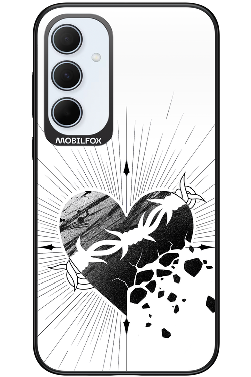 Fekete Szív - Samsung Galaxy A35