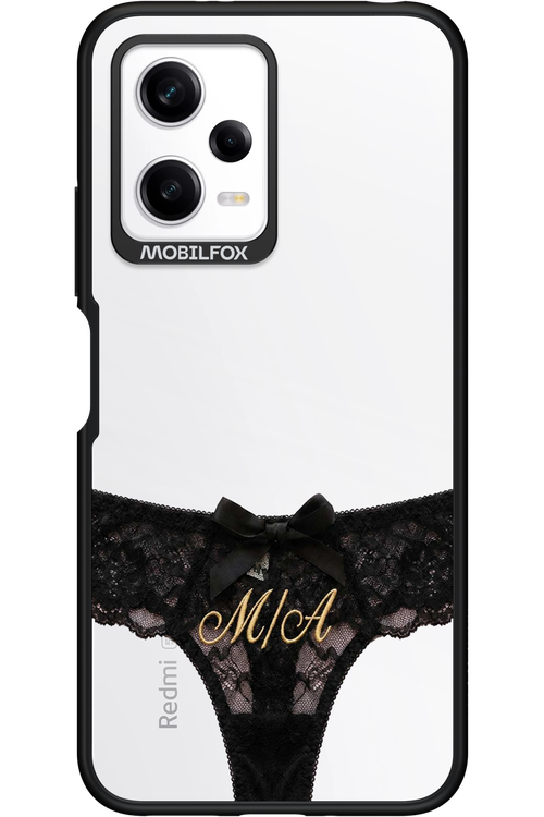 Black Panties Transparent 2.0 - Xiaomi Redmi Note 12 5G