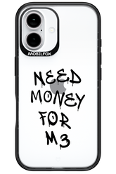 Need M3 Transparent Black - Apple iPhone 16