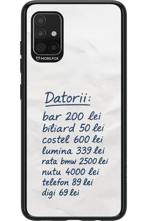 The List - Samsung Galaxy A51