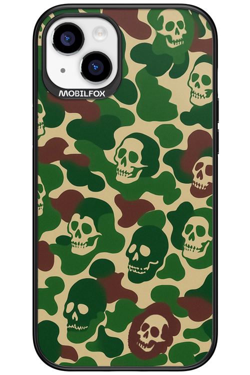 Camo Skull - Apple iPhone 15 Plus