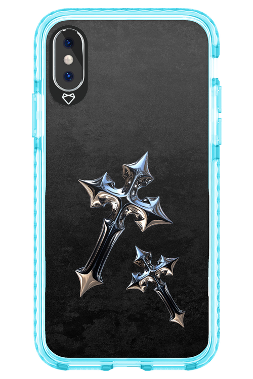 Chrome Crosses - Apple iPhone XS