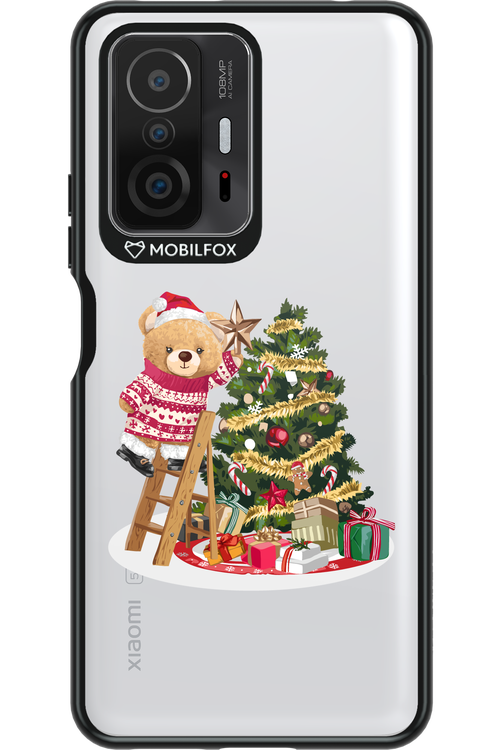 Christmas Bear (Transparent) - Xiaomi Mi 11T Pro