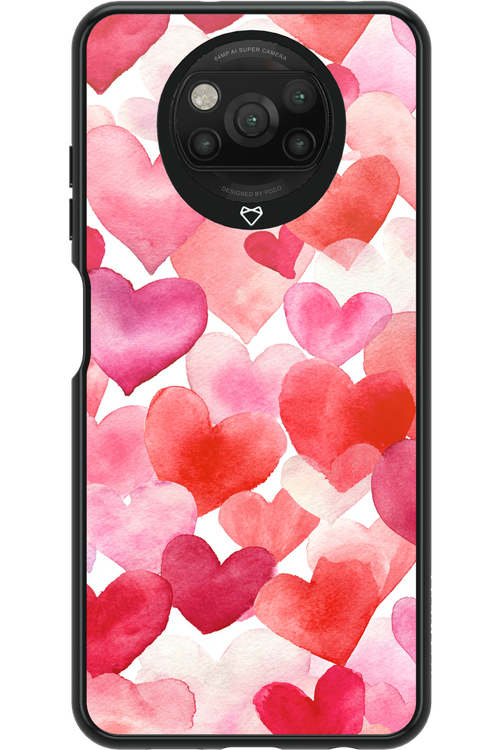 Water Painted Heart - Xiaomi Poco X3 Pro