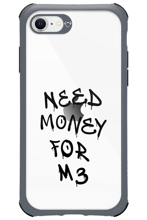 Need M3 Transparent Black - Apple iPhone SE 2022