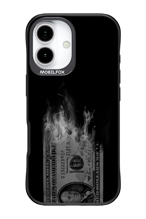 Money Burn B&W - Apple iPhone 17