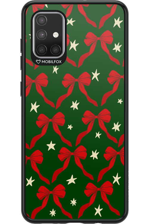 Bow & Stars (Green) - Samsung Galaxy A71