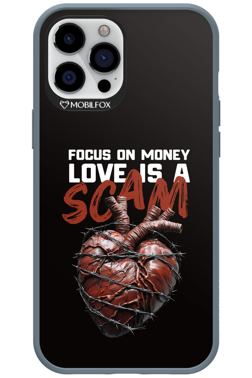 Focus on money, love is a scam - Apple iPhone 12 Pro Max
