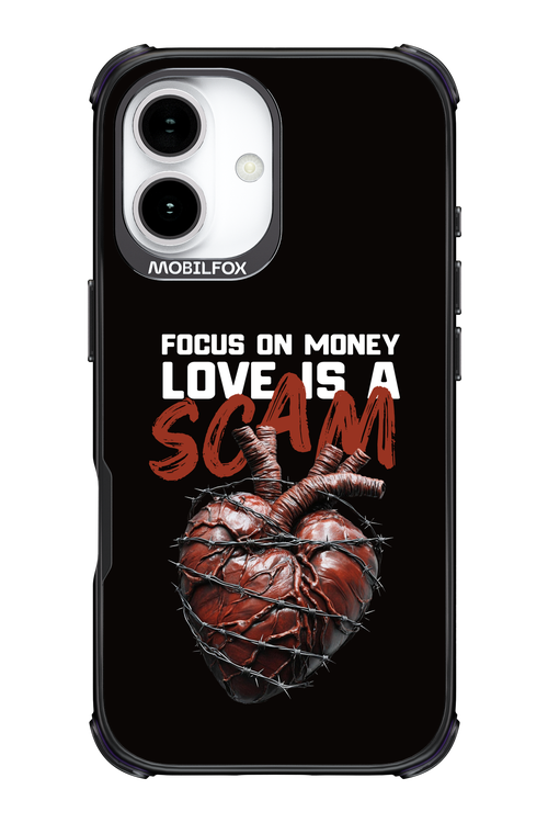 Focus on money, love is a scam - Apple iPhone 17