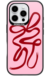 Burgundy Bow - Apple iPhone 16 Pro