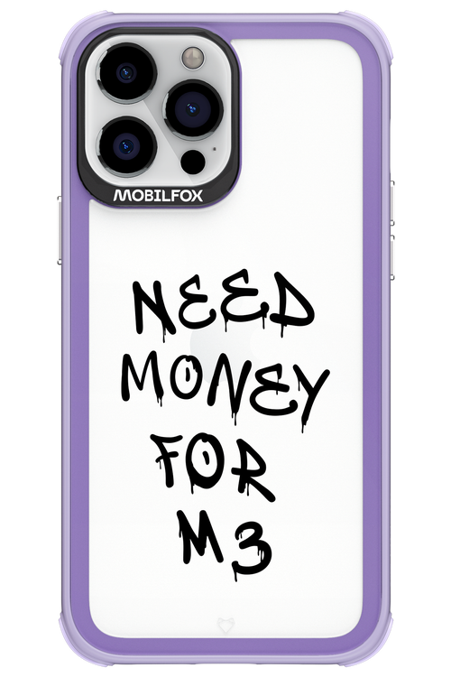 Need M3 Transparent Black - Apple iPhone 13 Pro Max