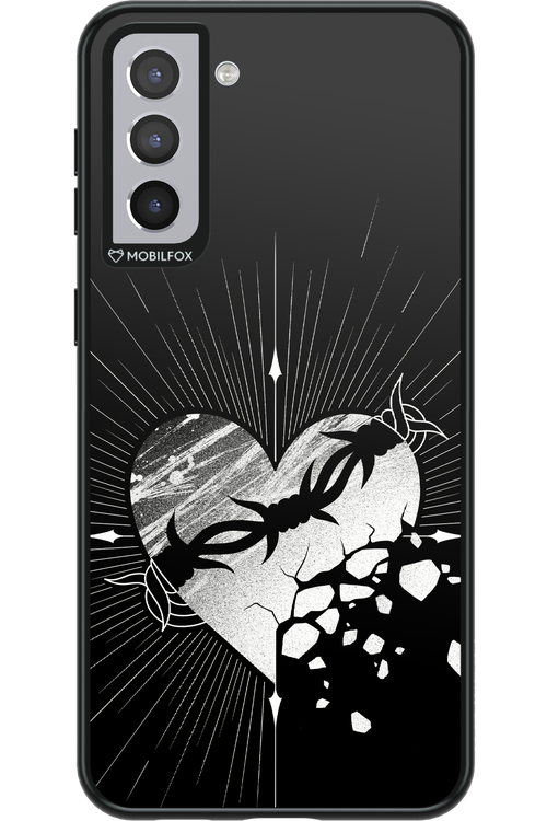 Fehér Szív - Samsung Galaxy S21+