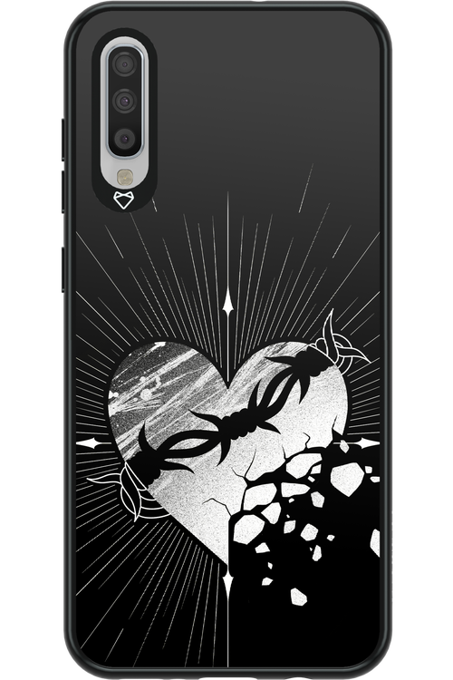 Fehér Szív - Samsung Galaxy A70