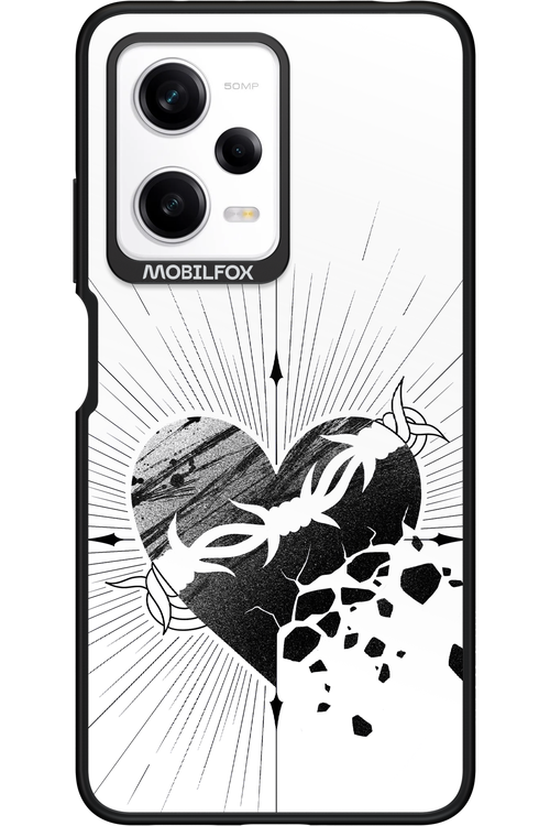 Fekete Szív - Xiaomi Redmi Note 12 Pro 5G