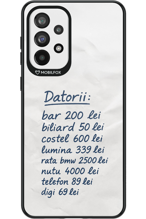 The List - Samsung Galaxy A73