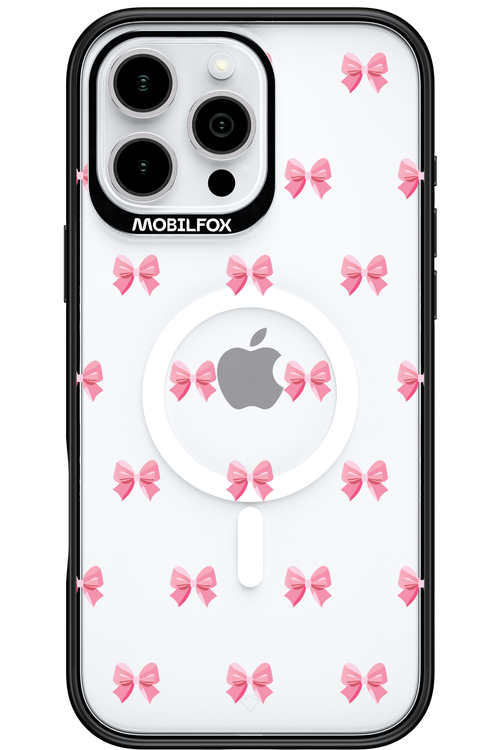 Pinky Bow - Apple iPhone 16 Pro Max