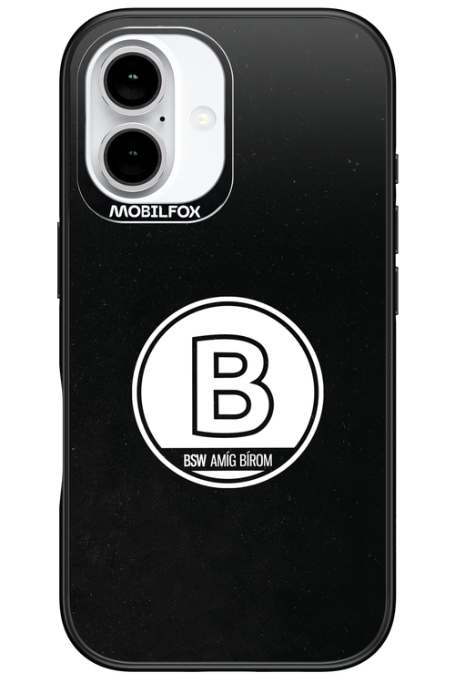 Amig bírom Black - Apple iPhone 16