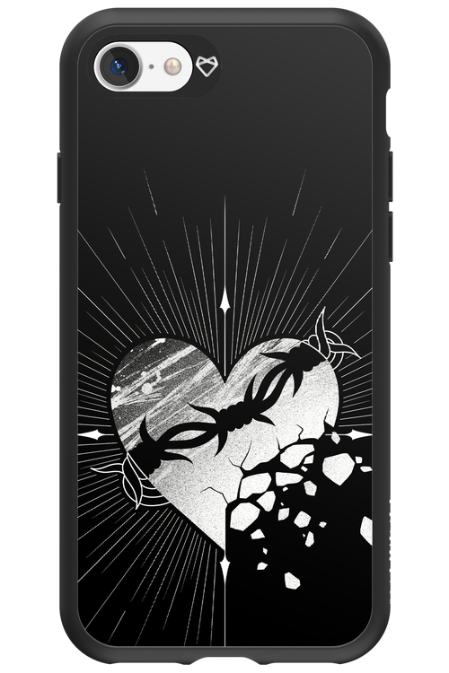 Fehér Szív - Apple iPhone 7