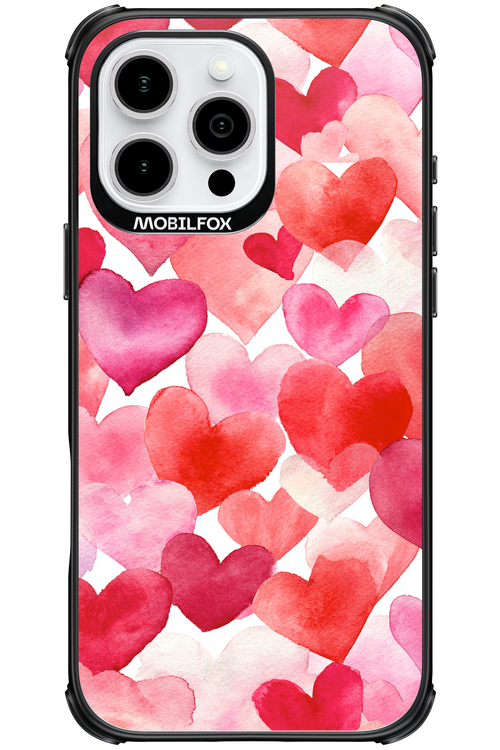 Water Painted Heart - Apple iPhone 16 Pro Max