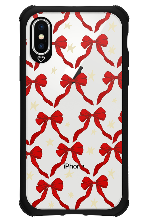 Bow & Stars (Transparent) - Apple iPhone XS