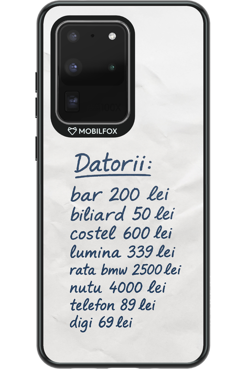 The List - Samsung Galaxy S20 Ultra 5G