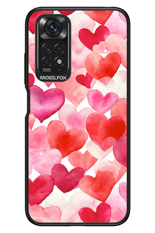 Water Painted Heart - Xiaomi Redmi Note 11/11S 4G