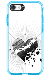 Fekete Szív - Apple iPhone SE 2020