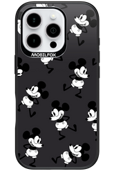 Iconic Mouse (antracite pattern) - Apple iPhone 16 Pro