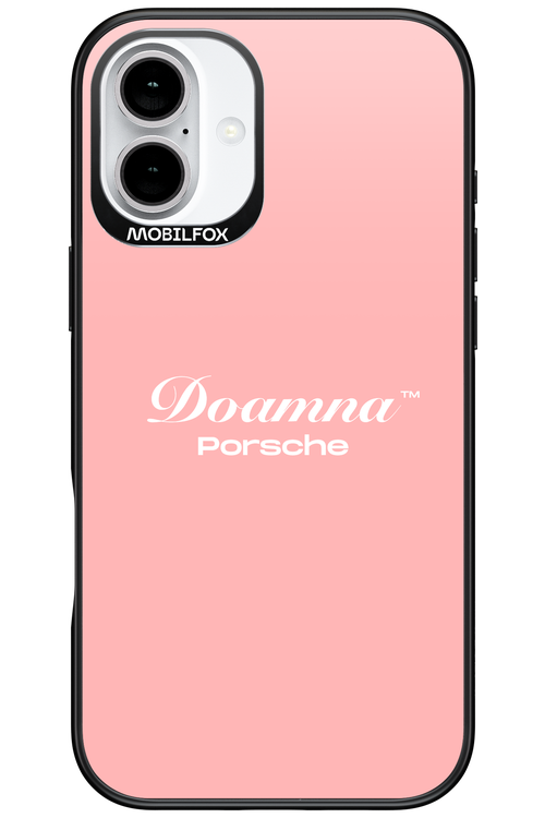Doamna Porsche (pink) - Apple iPhone 16 Plus