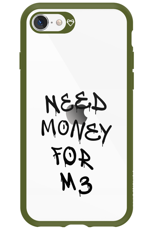 Need M3 Transparent Black - Apple iPhone SE 2022