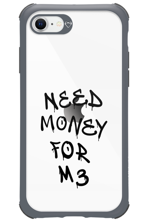 Need M3 Transparent Black - Apple iPhone SE 2022