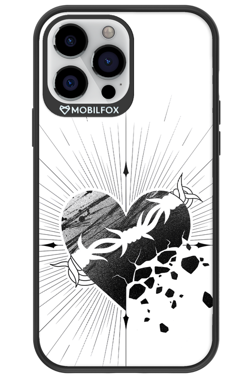 Fekete Szív - Apple iPhone 13 Pro Max