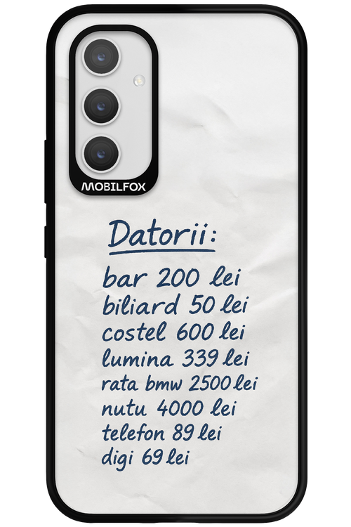 The List - Samsung Galaxy A54