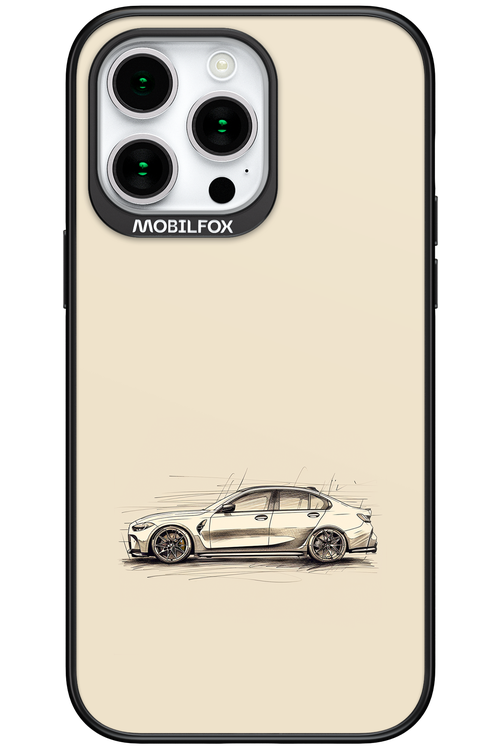 Sketch Car - Apple iPhone 15 Pro Max